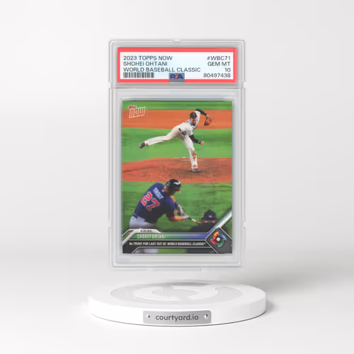 2023 Topps Now World Baseball Classic #WBC71 Shohei Ohtani (PSA 10 GEM MINT)