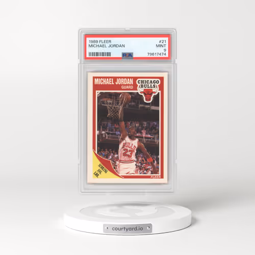 1989 Fleer #21 Michael Jordan (PSA 9 MINT)
