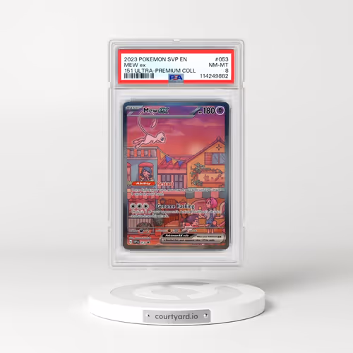 2023 Pokémon Svp EN-SV Black Star Promo #053 Mew EX - Holo 151 Ultra-Premium Collection (PSA 8 NM-MT)