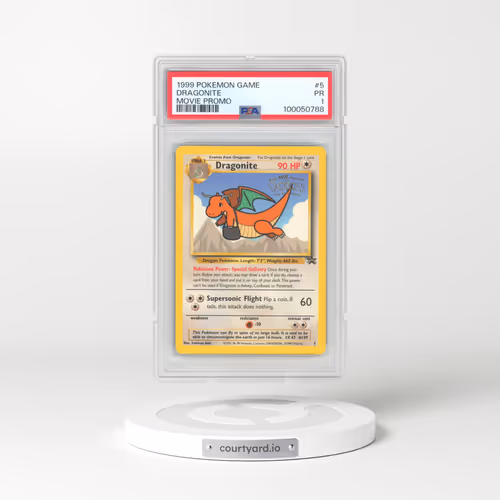 1999 Pokémon Game Movie #5 Dragonite - Movie Promo (PSA 1 PR)