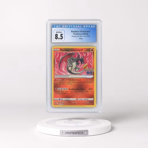 2022 Pokémon GO #011/078 Radiant Charizard - Holo (CGC 8.5 NM-MT+)