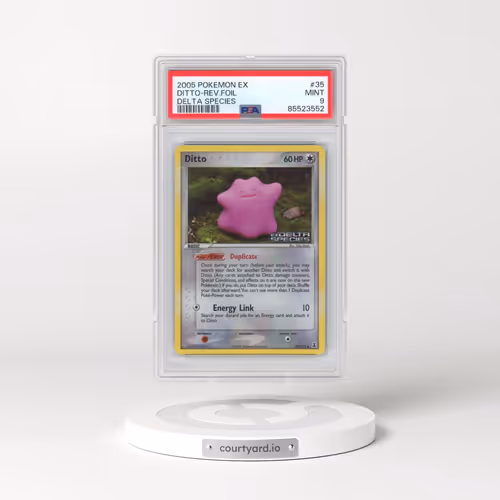 2005 Pokémon EX Delta Species #35 Ditto - Reverse Foil (PSA 9 MINT)