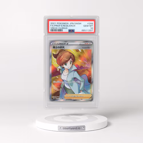 2021 Pokémon Sword & Shield Vmax Climax #266 Professor's Research - Full Art (PSA 10 GEM MINT)