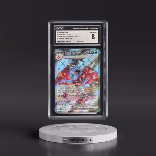 2023 Black Star Promos - Scarlet & Violet SVP EN #074 Charizard ex - Paldean Fates Tin (Holo) (CGC 8