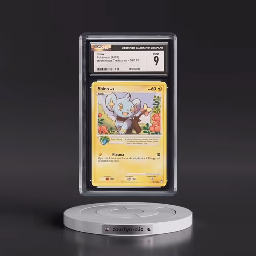 2007 Mysterious Treasures #98/123 Shinx (CGC 9 MINT)