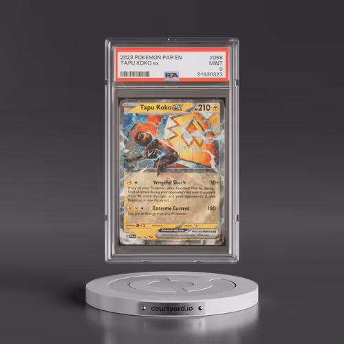 2023 Pokémon Par EN-Paradox Rift #068 Tapu Koko EX - Holo (PSA 9 MINT)