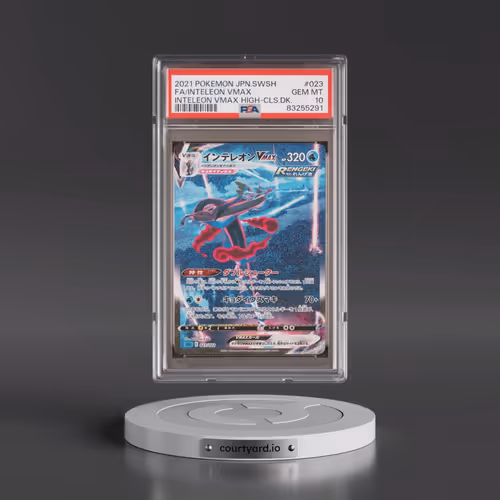 2021 Pokémon Sword & Shield Inteleon Vmax High-Class Deck #023 Inteleon Vmax - Full Art (PSA 10 GEM