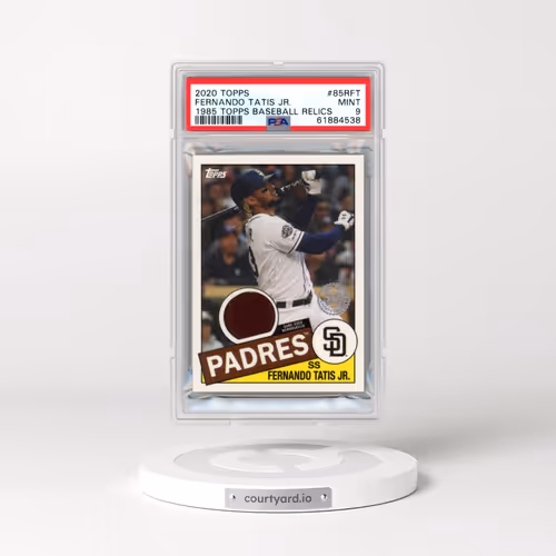 2020 Topps 1985 Topps Baseball Relics #85RFT Fernando Tatis Jr. (PSA 9 MINT)