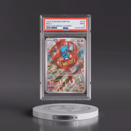 2025 Pokémon Mep EN-Me Black Star Promo #010 Riolu - Mega Evolution Elite Trainer Box-Mega Lucario (