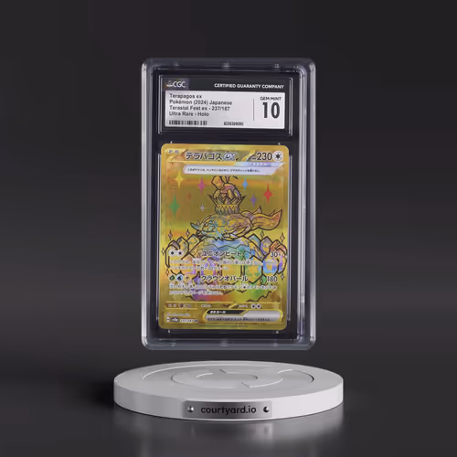 2024 Pokémon Sv8a-Terastal Fest EX #237 Terapagos EX - Holo Ultra Rare (CGC 10 GEM MINT)