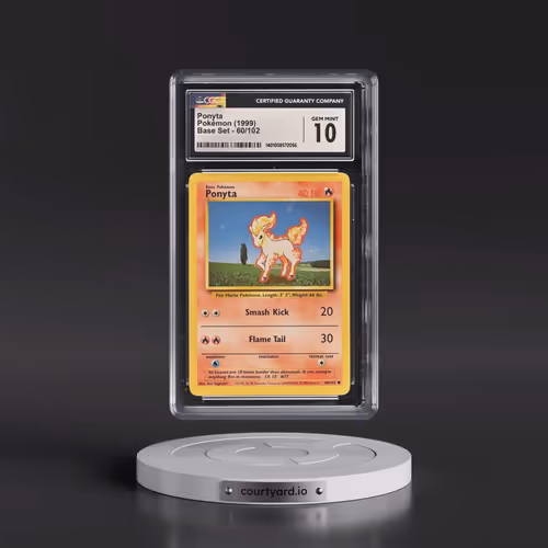 1999 Base Set #60/102 Ponyta (CGC 10 GEM MINT)