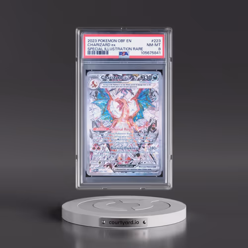 2023 Pokémon Obf EN-Obsidian Flames #223 Charizard EX - Holo Special Illustration Rare (PSA 8 NM-MT)