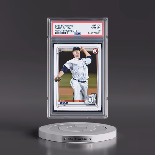 2020 Bowman Paper Prospects #BP108 Tarik Skubal (PSA 10 GEM MINT)