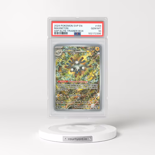 2024 Pokémon Svp EN-SV Black Star Promo #159 Magneton - Surging Sparks Elite Trainer Box (PSA 10 GEM MINT)