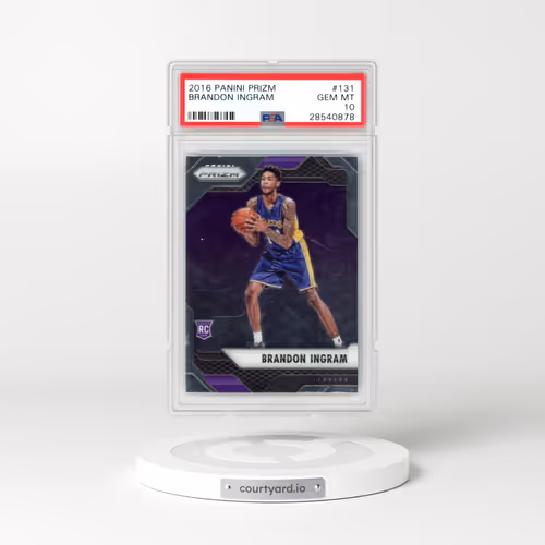 2016 Panini Prizm #131 Brandon Ingram (PSA 10 GEM MINT)
