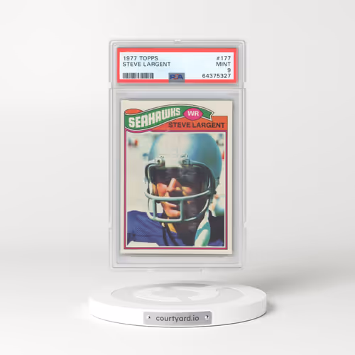 1977 Topps #177 Steve Largent (PSA 9 MINT)
