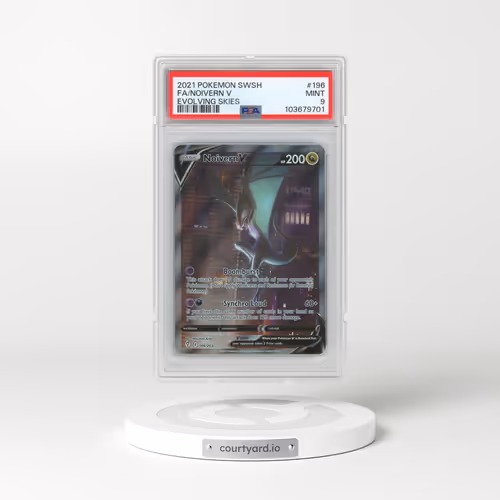 2021 Pokémon Sword & Shield Evolving Skies #196 Noivern V - Holo Full Art (PSA 9 MINT)