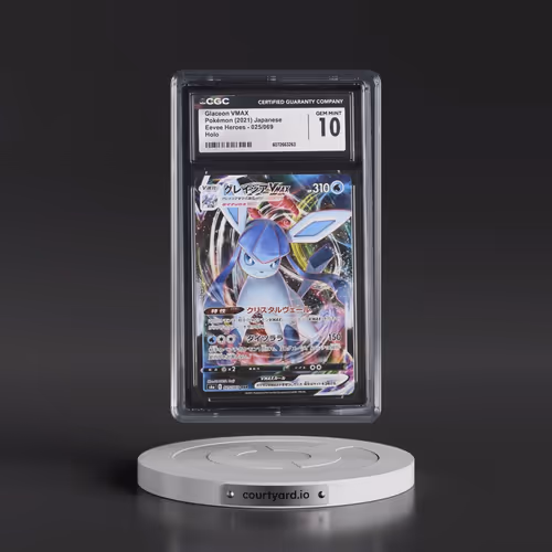 2021 Eevee Heroes #025/069 Glaceon VMAX - Holo (CGC 10 GEM MINT)