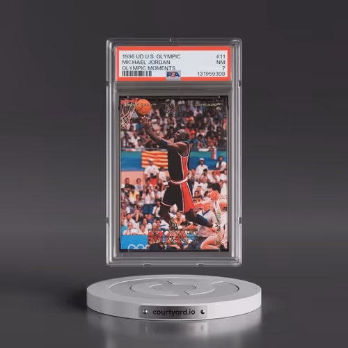 1996 Upper Deck US Olympic #11 Michael Jordan - Olympic Moments (PSA 7 NM)