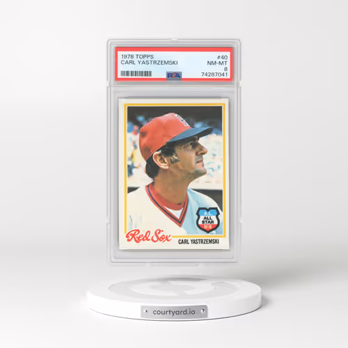 1978 Topps #40 Carl Yastrzemski (PSA 8 NM-MT)