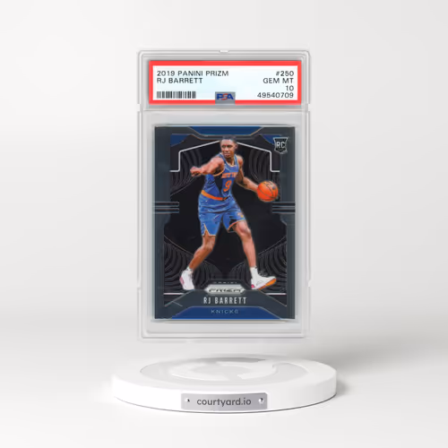 2019 Panini Prizm #250 RJ Barrett (PSA 10 GEM MINT)