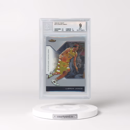 2004 Finest #23 LeBron James (BGS 9 MINT)