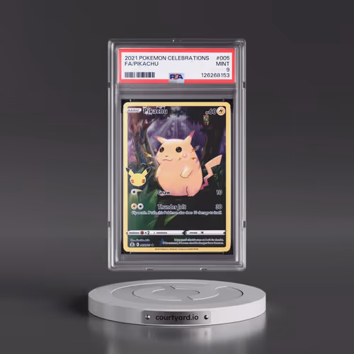 2021 Pokémon Celebrations #005 Pikachu - Full Art (PSA 9 MINT)