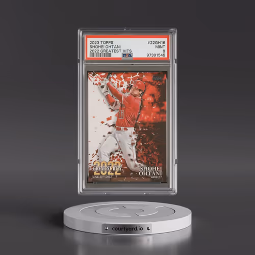 2023 Topps 2022 Greatest Hits #22GH16 Shohei Ohtani (PSA 9 MINT)