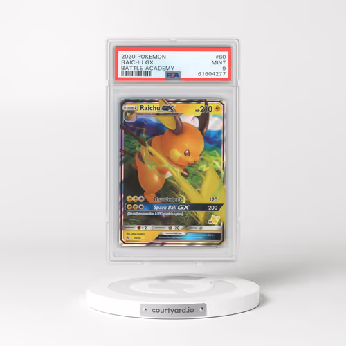 2020 Pokémon Battle Academy #60 Raichu GX - Holo (PSA 9 MINT)