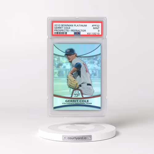 2010 Bowman Platinum Prospects #PP32 Gerrit Cole - Refractor (PSA 9 MINT)
