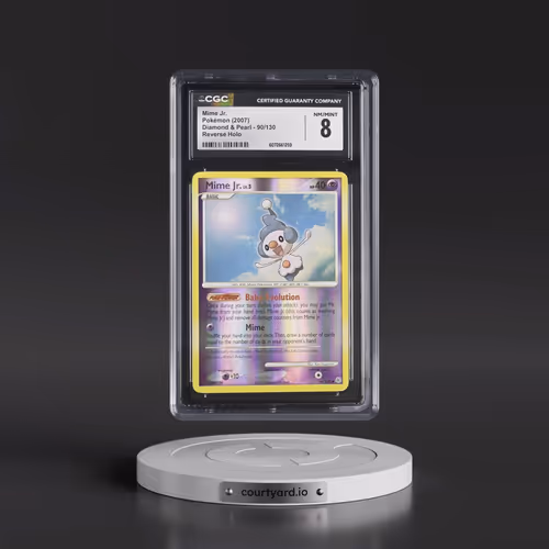 2007 Diamond & Pearl #90/130 Mime Jr. - Reverse Holo (CGC 8 NM-MT)