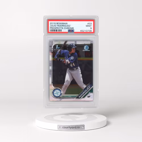 2019 Bowman Prospects Chrome #33 Julio Rodriguez (PSA 9 MINT)