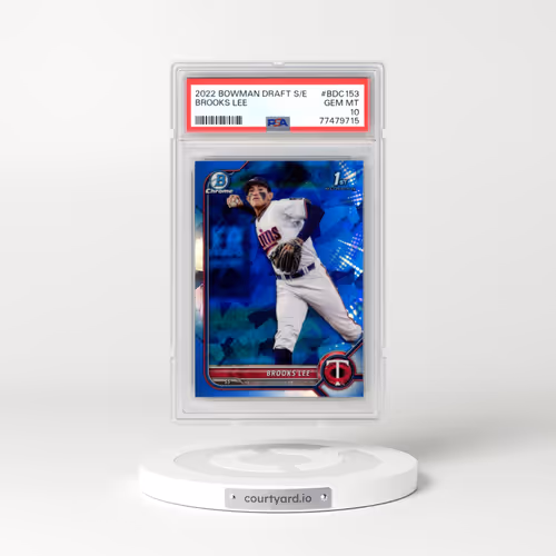2022 Bowman Draft Chrome Sapphire Edition #BDC153 Brooks Lee (PSA 10 GEM MINT)