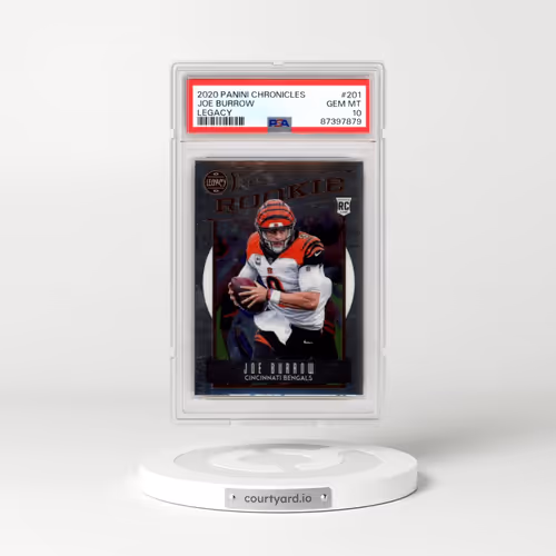 2020 Panini Chronicles Legacy #201 Joe Burrow (PSA 10 GEM MINT)