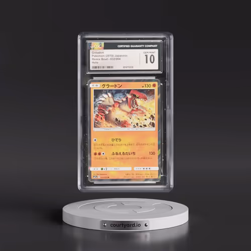 2019 Remix Bout #032/064 Groudon - Holo (CGC 10 GEM MINT)