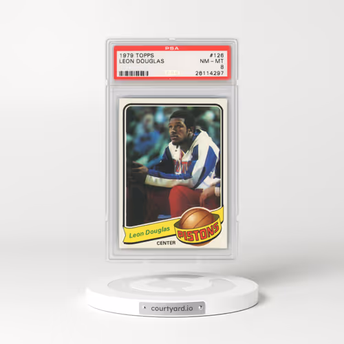 1979 Topps #126 Leon Douglas (PSA 8 NM-MT)