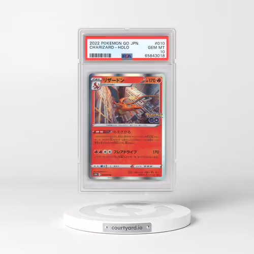 2022 Pokémon Go #010 Charizard - Holo (PSA 10 GEM MINT)