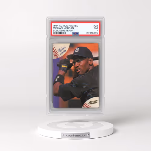 1994 Action Packed Scouting Report #23 Michael Jordan (PSA 7 NM)