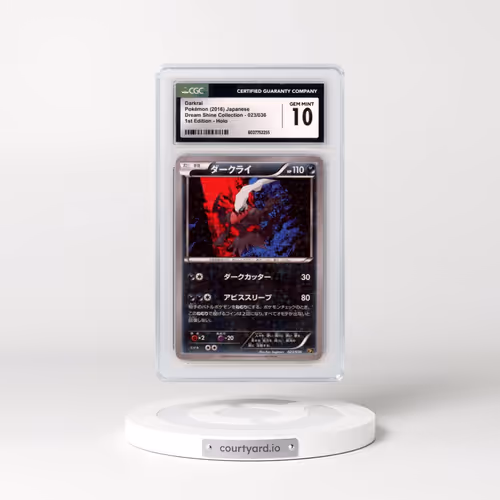 2016 Mythical & Legendary Dream Shine Collection #023/036 Darkrai - 1st Edition Holo (CGC 10 GEM MIN