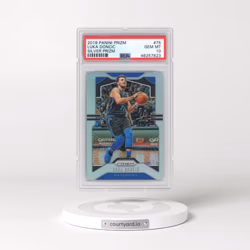 2019 Panini Prizm #75 Luka Doncic - Silver Prizm (PSA 10 GEM MINT)