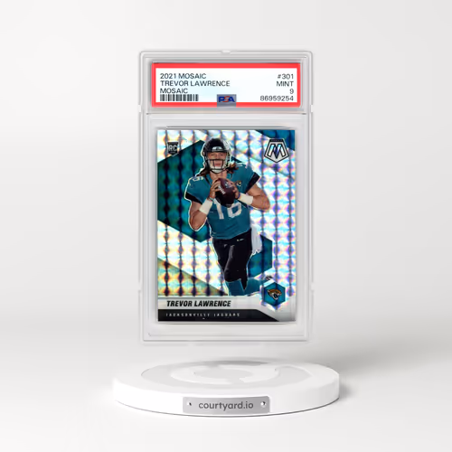 2021 Panini Mosaic #301 Trevor Lawrence - Mosaic (PSA 9 MINT)