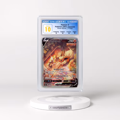 2021 Eevee Heroes #073/069 Flareon V - Holo (CGC 10 PERFECT)