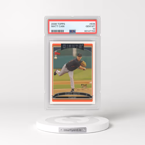 2006 Topps #636 Matt Cain (PSA 10 GEM MINT)