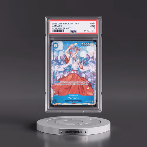 2025 One Piece OP13-Carrying on His Will #054 Yamato - Alternate Art (PSA 9 MINT)