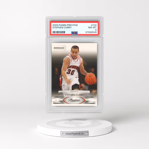 2009 Panini Prestige #230 Stephen Curry (PSA 8 NM-MT)