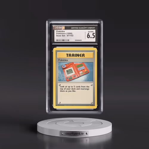 1999 Base Set #87/102 Pokédex (CGC 6.5 EX-NM+)