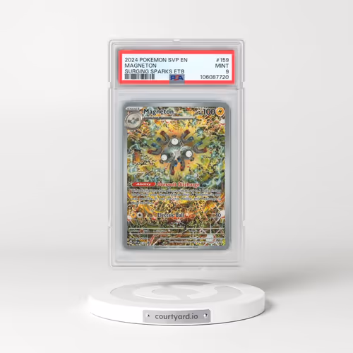 2024 Pokémon Svp EN-SV Black Star Promo #159 Magneton - Surging Sparks Elite Trainer Box (PSA 9 MINT