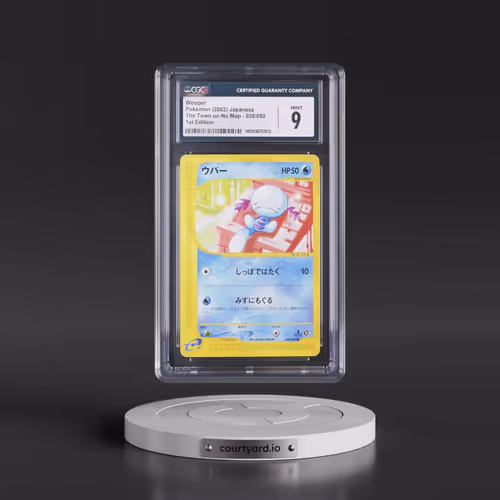 2002 The Town on No Map #028/092 Wooper - 1st Edition (CGC 9 MINT)