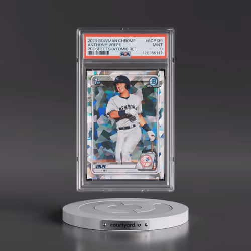 2020 Bowman Chrome Prospects #BCP139 Anthony Volpe - Atomic Refractor (PSA 9 MINT)