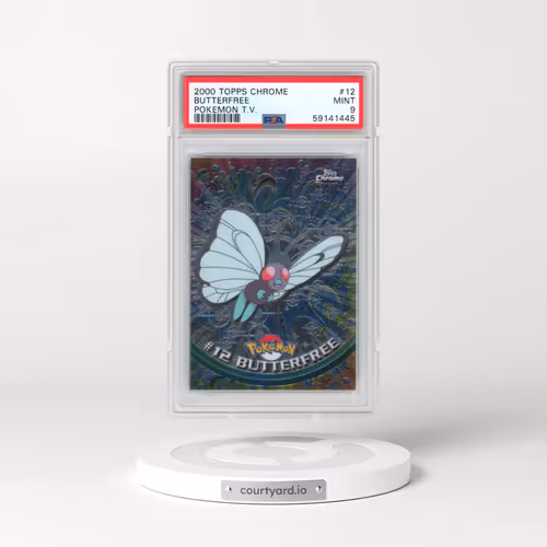 2000 Topps Chrome Pokémon T.V. #12 Butterfree (PSA 9 MINT)